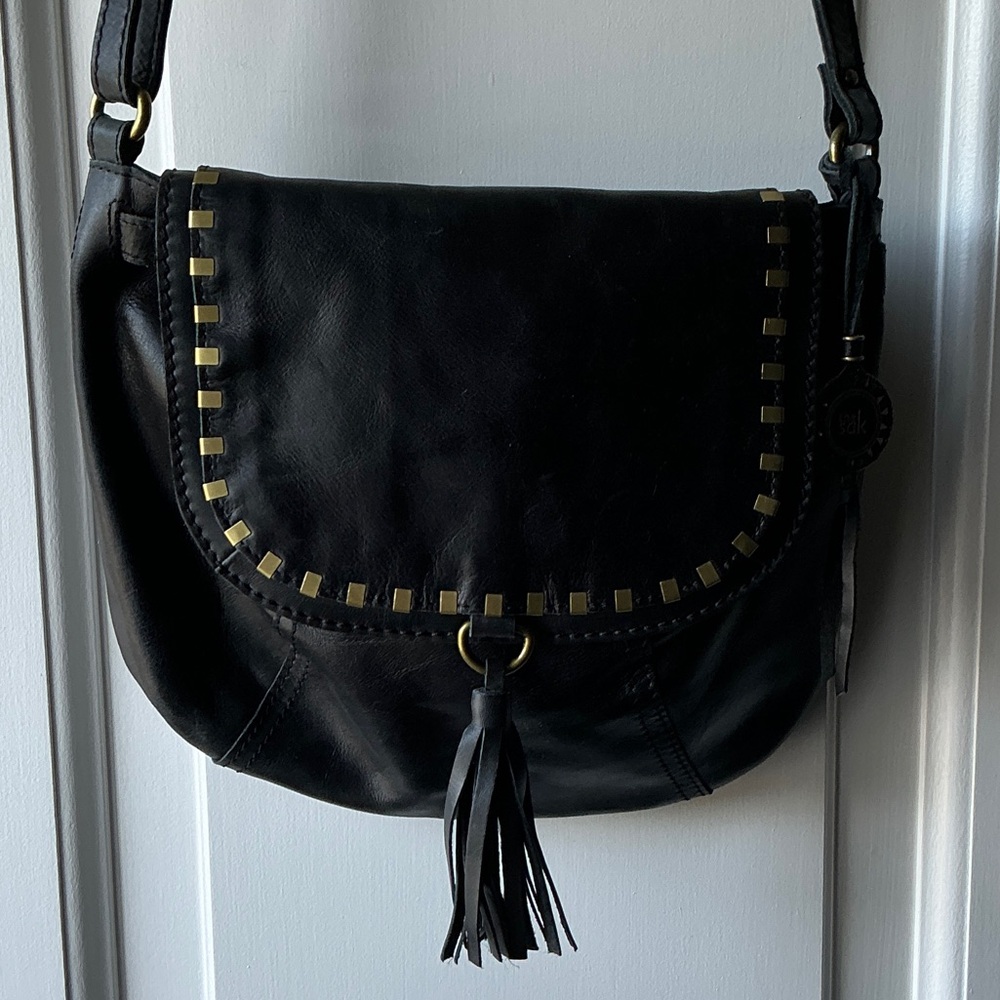 the Sak Black Leather Handbag